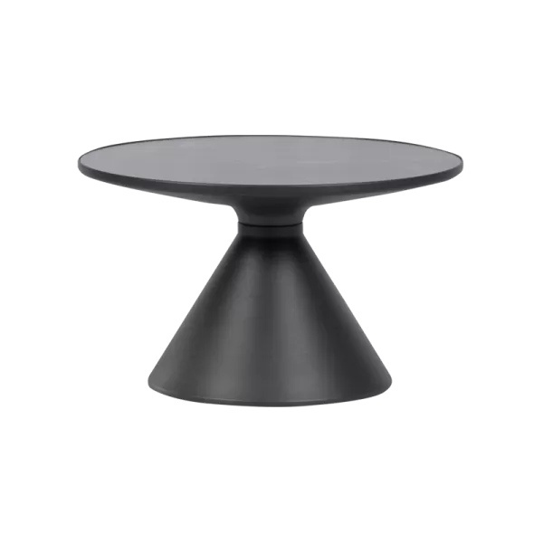 Coffee table ZARY 2 ceramics - white - black