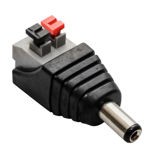 Захранващ конектор с клипса 12V / 5.5мм