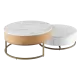 Coffee table TAMPA 1- white / beech