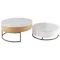Coffee table TAMPA 1- white / beech
