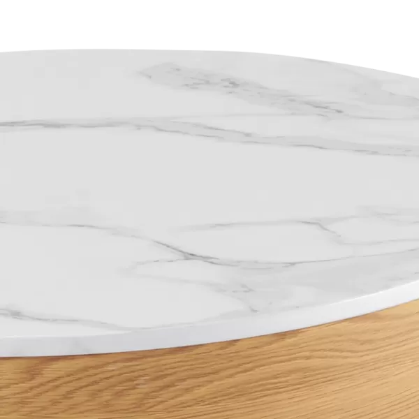 Coffee table TAMPA 1- white / beech