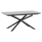 Dining table OMAHA - white / dark grey