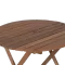 Folding wooden garden table ELIAS