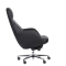 Office lounge chair BRAY - black