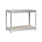 Metal rack MEGA 87x160x60 cm, up to 600 kg per shelf - Zinc