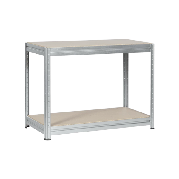 Metal rack MEGA 87x120x60 cm, up to 600 kg per shelf - Zinc