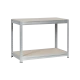 Metal rack MEGA 87x120x60 cm, up to 600 kg per shelf - Zinc