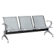 Metal bench 3-seater Carmen CR-1030 - silver