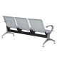 Metal bench 3-seater Carmen CR-1030 - silver