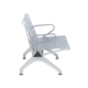 Metal bench 2-seater - CR-1031 - silver