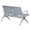 Metal bench 2-seater - CR-1031 - silver