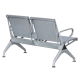 Metal bench 2-seater - CR-1031 - silver