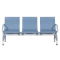 Visitor bench 3-seater - CR-1034 - blue