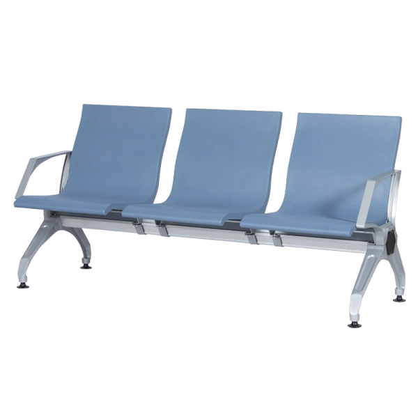 Visitor bench 3-seater - CR-1034 - blue