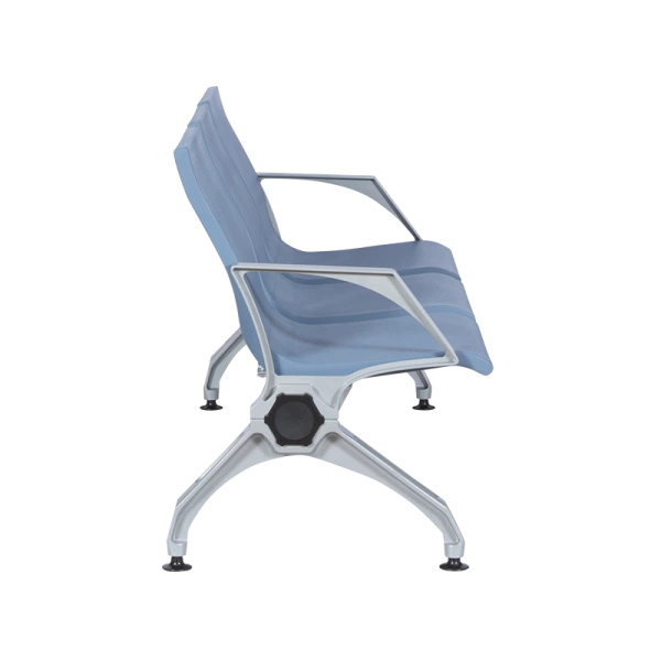 Visitor bench 3-seater - CR-1034 - blue