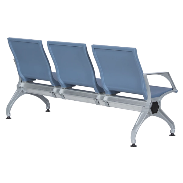 Visitor bench 3-seater - CR-1034 - blue