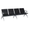 Visitor bench 4-seater Carmen CR-1035 - black