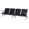 Visitor bench 4-seater Carmen CR-1035 - black
