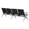 Visitor bench 4-seater Carmen CR-1035 - black