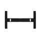 Lifting frame for adjustable desk Carmen CR-123 - black