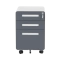 Metal cabinet CR-1803 K SAND - graphite - grey