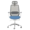 Ergonomic chair GLAND - blue-grey