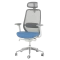 Ergonomic chair GLAND - blue-grey