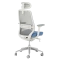 Ergonomic chair GLAND - blue-grey