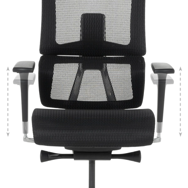 Ergonomic chair FRANCA  - black