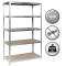 Metal rack Carmen CR-1012 - 200x120x60 cm, up to 250 kg per shelf - zinc