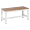 Bench for locker room Carmen 150-3 - 89x40.5x425 - white