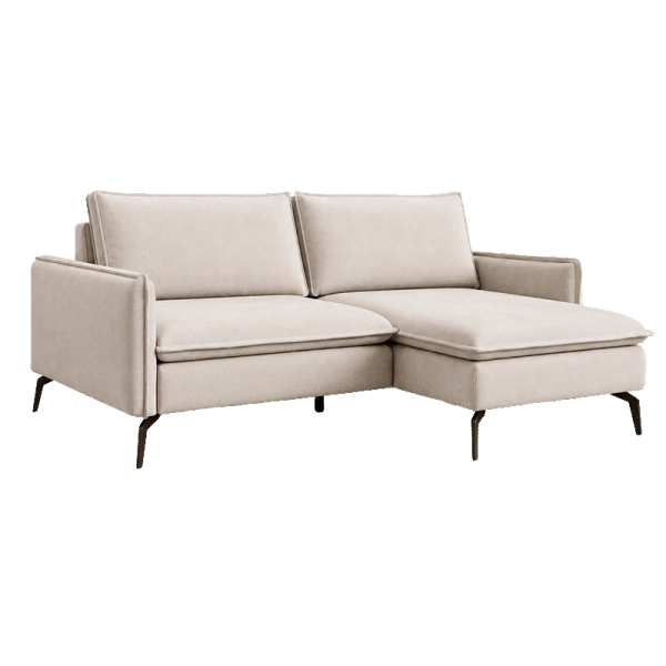 Corner sofa with sleeping function GLOSSY