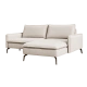 Corner sofa with sleeping function GLOSSY