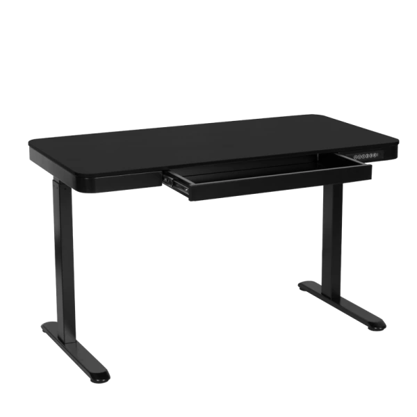 ERGONOMIC DESK CR-118 E - 150 CM - BLACK
