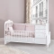 Extendable kids bed Nil 80*180 - white