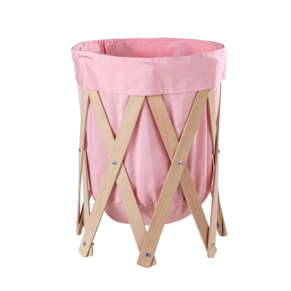 Container for toys WOODBA - pink