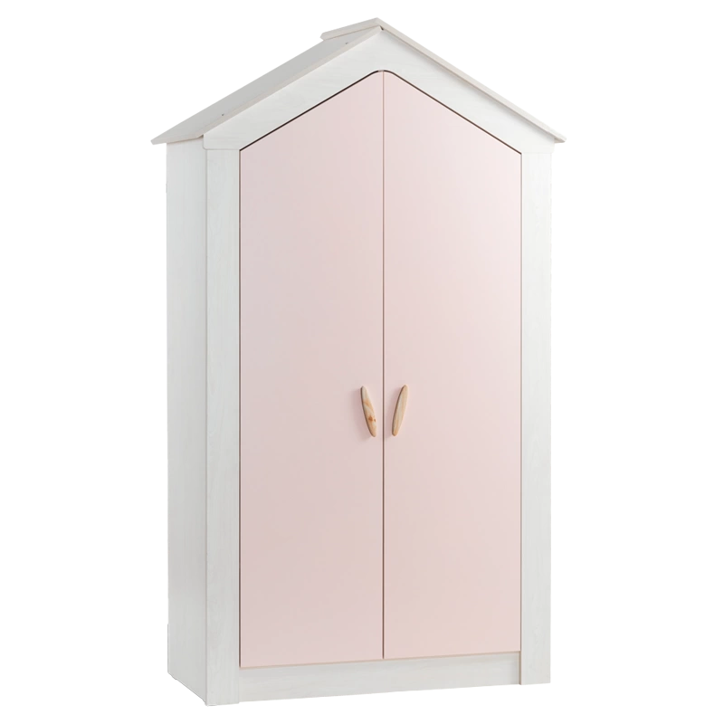 Двукрилен детски гардероб PINK HOUSE