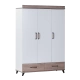 3 doors wardrobe NATURA 