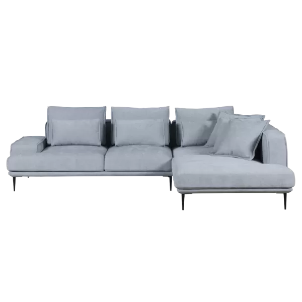 CORNER SOFA LIVIO LIGHT GREY 70