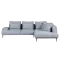 CORNER SOFA LIVIO LIGHT GREY 70