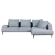 CORNER SOFA LIVIO LIGHT GREY 70