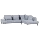 CORNER SOFA LIVIO LIGHT GREY 70