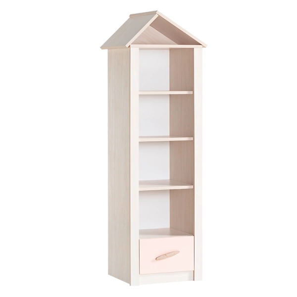 Kids bookshelf PINK HOUSE 