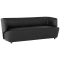 Sofa 3-seater TUNE - black