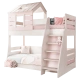 Kids bunk bed PINK HOUSE - right
