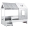 Kids bed WHITE HOUSE - 90 x 200
