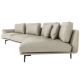 Leather corner sofa GRAM LUX - beige