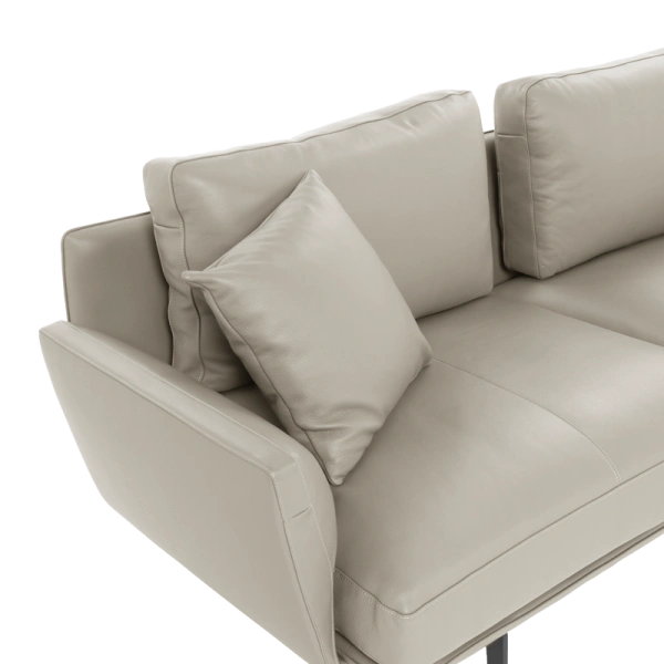 Leather corner sofa GRAM LUX - beige