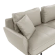 Leather corner sofa GRAM LUX - beige