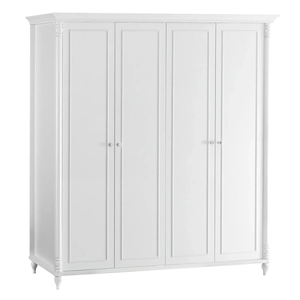 NIL 4 DOORS WARDROBE- WHITE- 1943